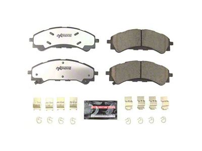 PowerStop Z36 Extreme Truck and Tow Carbon-Fiber Ceramic Brake Pads; Front Pair (21-25 Bronco, Excluding Raptor)