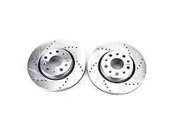 PowerStop Evolution Cross-Drilled and Slotted Rotors; Front Pair (20-25 Jeep Gladiator JT)