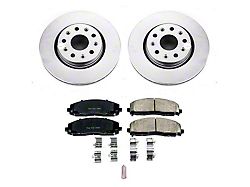 PowerStop Z17 Evolution Plus Brake Rotor and Pad Kit; Front (20-26 Jeep Gladiator JT Launch Edition, Rubicon)