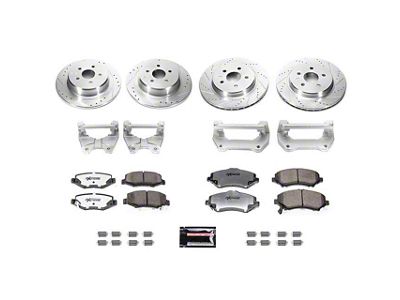 PowerStop Front and Rear Big Brake Conversion Kit (07-18 Jeep Wrangler JK)