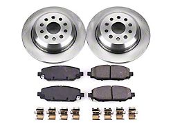 PowerStop OE Replacement Brake Rotor and Pad Kit; Rear (18-25 Jeep Wrangler JL w/ 342mm Solid Rear Rotors)