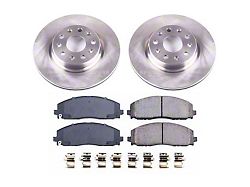 PowerStop OE Replacement Brake Rotor and Pad Kit; Front (18-25 Jeep Wrangler JL w/ 328mm Solid Rear Rotors)