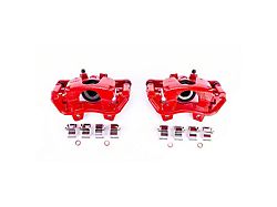 PowerStop Performance Rear Brake Calipers; Red (18-25 Jeep Wrangler JL w/ 342mm Solid Rear Rotors)
