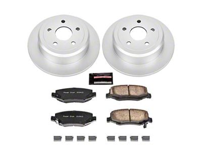 PowerStop Z17 Evolution Plus Brake Rotor and Pad Kit; Rear (07-18 Jeep Wrangler JK)