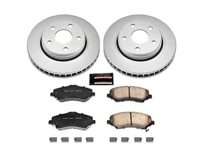 PowerStop Z17 Evolution Plus Brake Rotor and Pad Kit; Front (07-18 Jeep Wrangler JK)