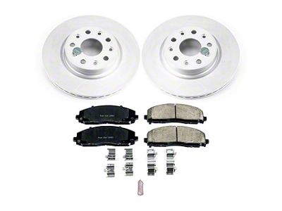 PowerStop Z17 Evolution Plus Brake Rotor and Pad Kit; Front (18-25 Jeep Wrangler JL w/ 328mm Solid Rear Rotors)