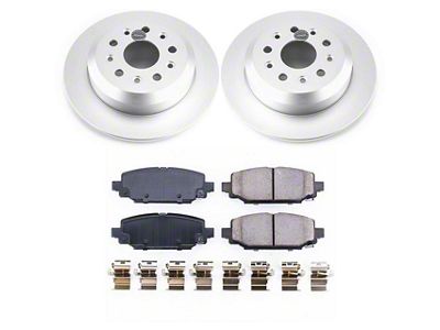 PowerStop Z17 Evolution Plus Brake Rotor and Pad Kit; Rear (18-25 Jeep Wrangler JL w/ 328mm Solid Rear Rotors)