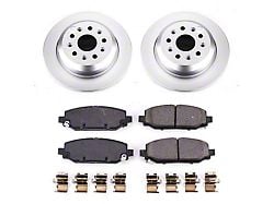 PowerStop Z17 Evolution Plus Brake Rotor and Pad Kit; Rear (18-24 Jeep Wrangler JL Rubicon, Sahara, Excluding 4xe & Rubicon 392)