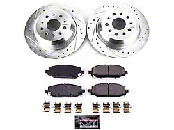 PowerStop Z23 Evolution Sport Brake Rotor and Pad Kit; Rear (18-24 Jeep Wrangler JL Rubicon, Sahara, Excluding 4xe & Rubicon 392)