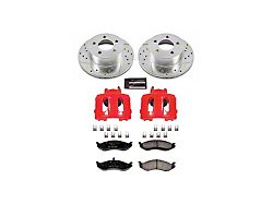 PowerStop Z23 Evolution Sport Brake Rotor, Pad and Caliper Kit; Front (90-98 Jeep Wrangler YJ & TJ; 1999 Jeep Wrangler TJ w/ 3-1/4-Inch Composite Rotors)