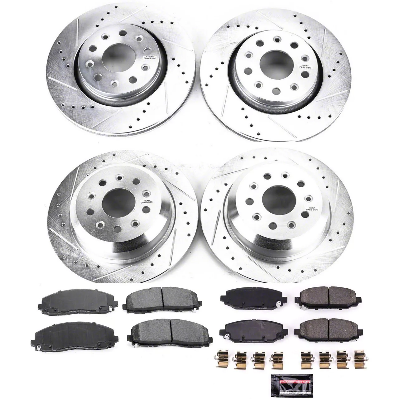 PowerStop Jeep Wrangler Z23 Evolution Sport Brake Rotor and Pad Kit