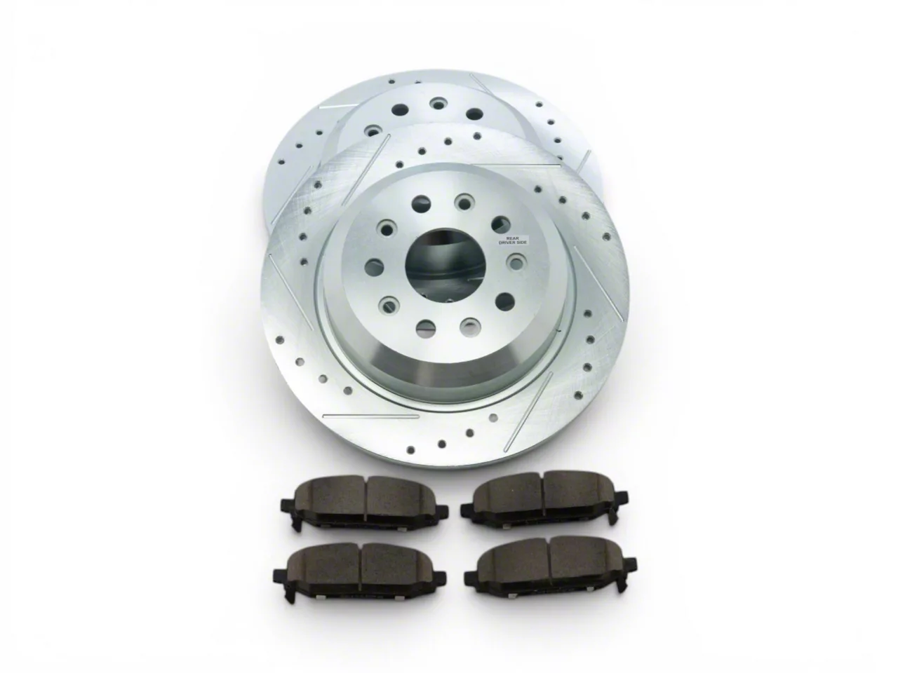 PowerStop Z36 Extreme Truck and Tow Brake Rotor and Pad Kit; Front