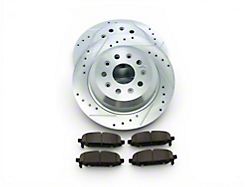 PowerStop Z36 Extreme Truck and Tow Brake Rotor and Pad Kit; Rear (18-24 Jeep Wrangler JL Rubicon, Sahara, Excluding 4xe & Rubicon 392)