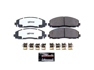PowerStop Z36 Extreme Truck and Tow Carbon-Fiber Ceramic Brake Pads; Front Pair (18-25 Jeep Wrangler JL)
