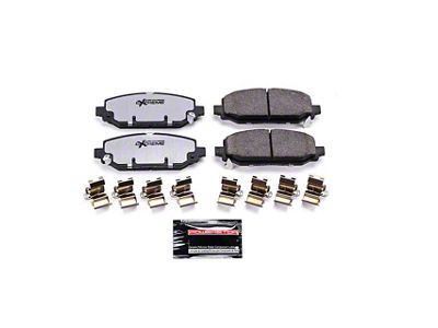 PowerStop Z36 Extreme Truck and Tow Carbon-Fiber Ceramic Brake Pads; Rear Pair (18-25 Jeep Wrangler JL w/ 342mm Solid Rear Rotors)