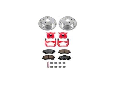 PowerStop Z36 Extreme Truck and Tow Brake Rotor, Pad and Caliper Kit; Rear (07-18 Jeep Wrangler JK)