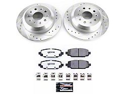 PowerStop Z36 Extreme Truck and Tow Brake Rotor and Pad Kit; Rear (18-24 Jeep Wrangler JL, Excluding 4xe, Rubicon & Sahara)
