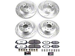 PowerStop Z36 Extreme Truck and Tow Brake Rotor and Pad Kit; Front and Rear (18-25 Jeep Wrangler JL w/ 328mm Solid Rear Rotors)