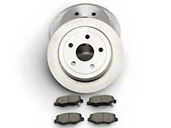 PowerStop OE Replacement Brake Rotor and Pad Kit; Rear (07-18 Jeep Wrangler JK)