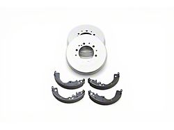 PowerStop OE Replacement 6-Lug Brake Drum and Pad Kit; Rear (05-23 Tacoma)