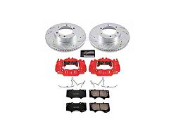 PowerStop Z23 Evolution Sport 6-Lug Brake Rotor, Pad and Caliper Kit; Front (05-23 Tacoma)