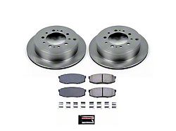 PowerStop OE Replacement 5-Lug Brake Rotor and Pad Kit; Rear (07-21 Tundra)