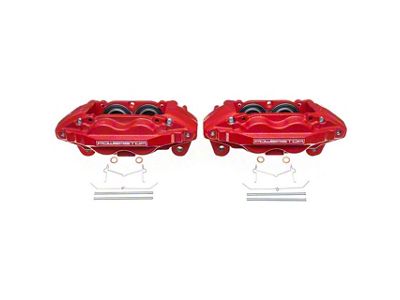 PowerStop Performance Front Brake Calipers; Red (07-15 Tundra)