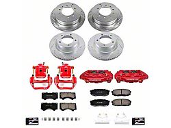 PowerStop Z23 Evolution Sport 5-Lug Brake Rotor, Pad and Caliper Kit; Front and Rear (07-15 Tundra)