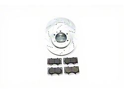 PowerStop Z36 Extreme Truck and Tow 5-Lug Brake Rotor and Pad Kit; Front (07-21 Tundra)