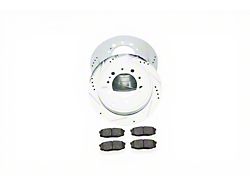 PowerStop Z36 Extreme Truck and Tow 5-Lug Brake Rotor and Pad Kit; Rear (07-21 Tundra)