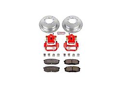 PowerStop Z36 Extreme Truck and Tow 5-Lug Brake Rotor, Pad and Caliper Kit; Rear (07-15 Tundra)