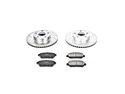 PowerStop Z23 Evolution Sport 5-Lug Brake Rotor and Pad Kit; Front (05-15 Tacoma)