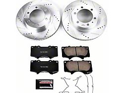 PowerStop Z23 Evolution Sport 6-Lug Brake Rotor and Pad Kit; Front (05-23 Tacoma)