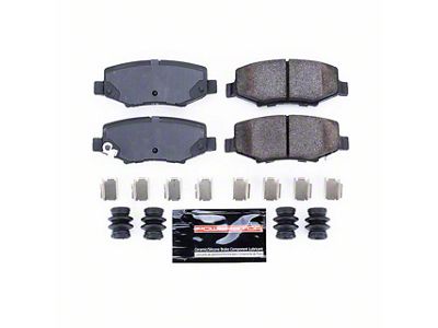PowerStop Z23 Evolution Sport Carbon-Fiber Ceramic Brake Pads; Rear Pair (07-18 Jeep Wrangler JK)