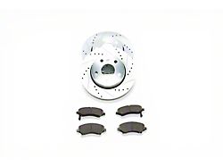 PowerStop Z36 Extreme Truck and Tow Brake Rotor and Pad Kit; Front (07-18 Jeep Wrangler JK)