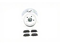 PowerStop Z36 Extreme Truck and Tow Brake Rotor and Pad Kit; Rear (07-18 Jeep Wrangler JK)