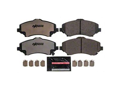PowerStop Z36 Extreme Truck and Tow Carbon-Fiber Ceramic Brake Pads; Front Pair (07-18 Jeep Wrangler JK)