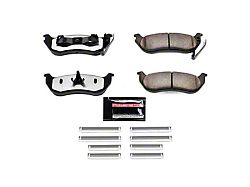 PowerStop Z36 Extreme Truck and Tow Carbon-Fiber Ceramic Brake Pads; Rear Pair (03-06 Jeep Wrangler TJ w/ Rear Disc Brakes)