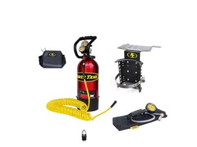 Power Tank 10 lb. BTS Edition Power Tank System; Candy Red (07-25 Jeep Wrangler JK & JL 4-Door)