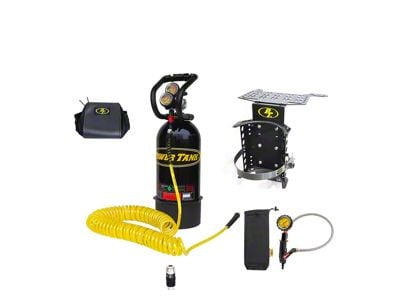 Power Tank 10 lb. BTS Edition Power Tank System; Gloss Black (07-25 Jeep Wrangler JK & JL 4-Door)