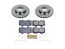 PowerStop OE Replacement 6-Lug Brake Rotor and Pad Kit; Front (10-24 4Runner)