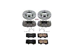 PowerStop OE Replacement 6-Lug Brake Rotor, Pad and Caliper Kit; Front (03-09 4Runner w/ 12.56-Inch Front Rotors)