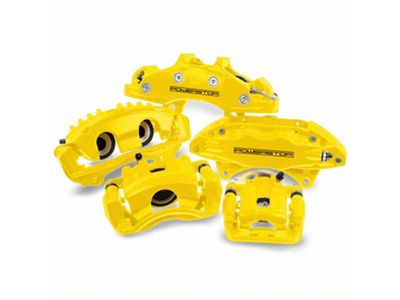 PowerStop Performance Front Brake Calipers; Yellow (10-15 4Runner)