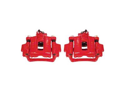 PowerStop Performance Rear Brake Calipers; Red (03-09 4Runner)