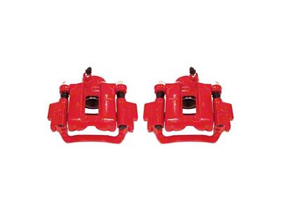 PowerStop Performance Rear Brake Calipers; Red (10-24 4Runner)