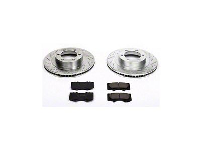 PowerStop Z23 Evolution Sport 6-Lug Brake Rotor and Pad Kit; Front (03-09 4Runner w/ 13.30-Inch Front Rotors)