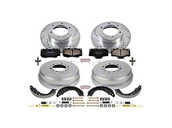 PowerStop Z23 Evolution Sport 6-Lug Brake Rotor, Drum and Pad Kit; Front and Rear (01-02 4Runner w/ 11.69-Inch Rotors)