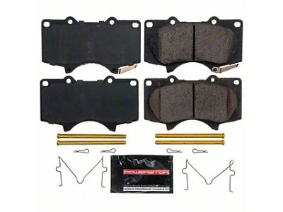 PowerStop Z23 Evolution Sport Carbon-Fiber Ceramic Brake Pads; Front Pair (03-09 4Runner)