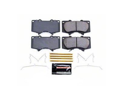 PowerStop Z23 Evolution Sport Carbon-Fiber Ceramic Brake Pads; Front Pair (10-24 4Runner)