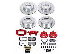 PowerStop Z36 Extreme Truck and Tow Brake Rotor, Pad and Caliper Kit; Front and Rear (6/15/15-24 4Runner)